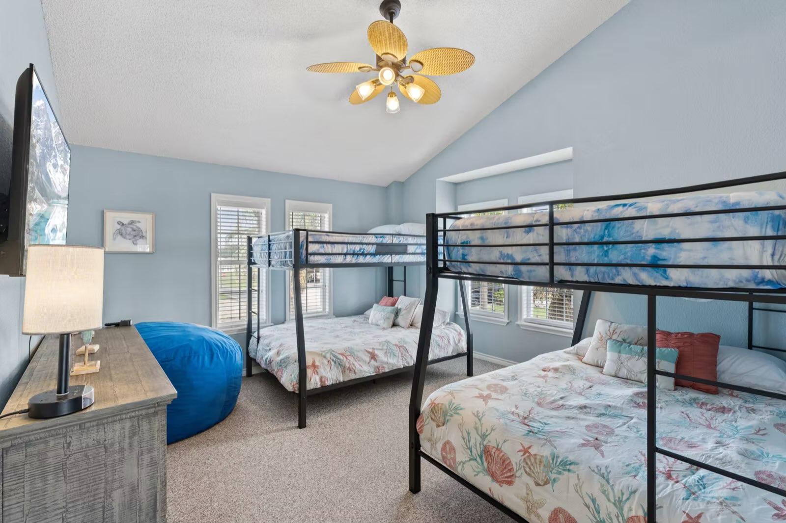 Blue Bunk Room